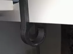 Cable holder for Ikea LINNMON desk