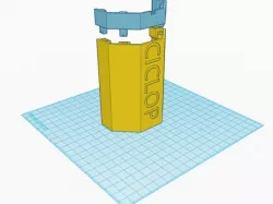 CowTech 3D scanner back cover - M3D mod