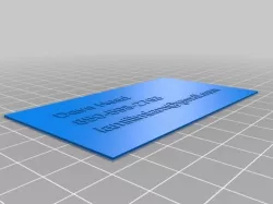 Dave's Customized Business Contact Card Generator