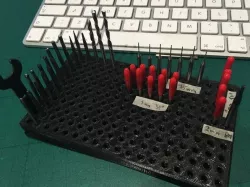 Dremel Rotary Tool Bit Storage (smaller) with lid