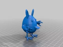 egg monster that shoots lasers