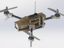 Foldable tricopter