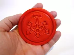 Jabba the Hutt Tattoo Symbol Coaster