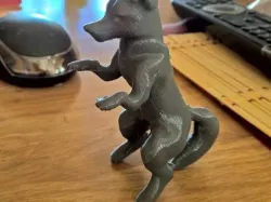 Jumping fox