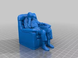 Man in a chair