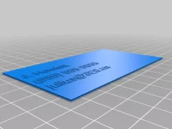 My Customized Business Contact Card Generator