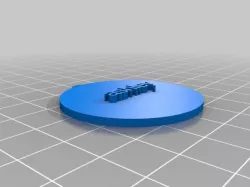 My Customized Customisaable Test Keychain/Pendant