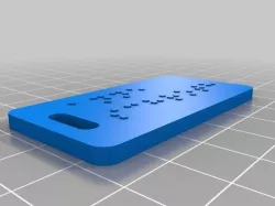 My Customized Customizer Version of luggage label