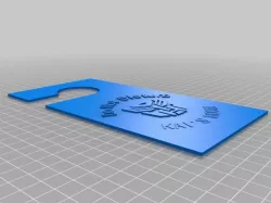 My Customized Door Hanger