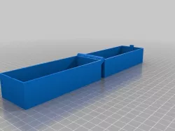 My Customized Hinged Box With Latch, Somewhat Parametric and Printable In One Piece