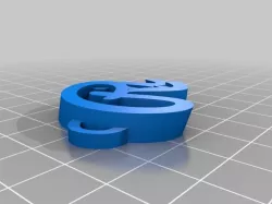My Customized iamburny's v2  Text - Name Keyring / Keyfob