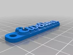 My Customized Multiline Tag or Keychain