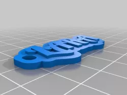 My Customized Multiline Tag or Keychain