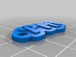 My Customized Multiline Tag or Keychain