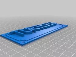 My Customized Simple Name Sign