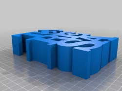 My Customized Variable WORD Sculpture