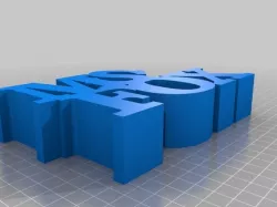 My Customized Variable WORD Sculpture