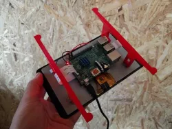 Raspberry Pi Touchscreen wall mount