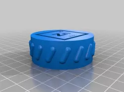 Round Container with threads (Zinc Element)