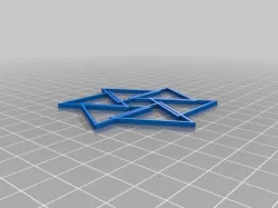 Single side Six shape Spirographic Coasters