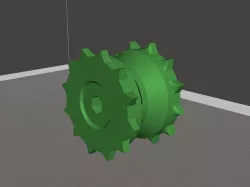 Tank main wheel