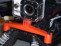 Traxxas rustler GoPro action cam mount