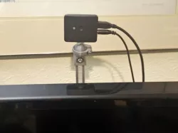 Vesa-Mounted Ball-and-Socket Monitor Camera Mount