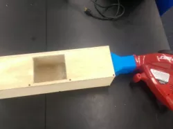 Wind tunnel out of a Leaf blower hack