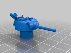 1:100 Tank/Tank Turrets with Open Commander's Hatch (Flames of War)