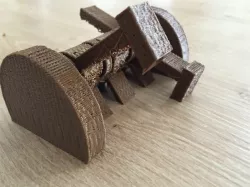 3 (2) hammer movable, printed in one part