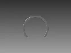 .5 inch PVC Nerf blowgun sight template