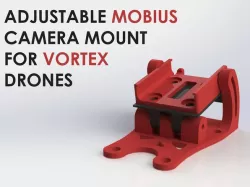 Adjustable Mobius Camera Mount for Vortex Drones