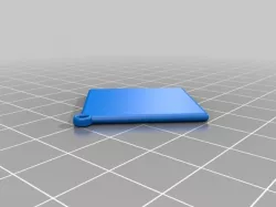Blank diamond keychain.