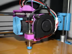 BQ Prusa i3 Hephestos auto bed leveling probe mount.