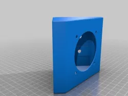 Corner housing for sockets