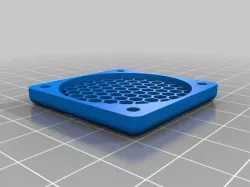 Customized Fan guard for use with 45mm screws in Wanhao I3 extruder
