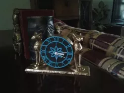 Egyptian Cat Clock