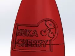 Fallout 4 Nuka Cherry Twisted Cap Bottle