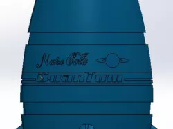 Fallout 4 Nuka Quantum Twisted Cap Bottle