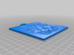 Flower Lithopane
