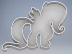 Fluttershy cookie cutter