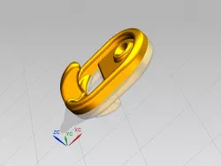 Gancio Appendiabiti (per vite) - Clothes Hook (for screw)