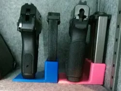 Handgun Stand and Magazine holder
