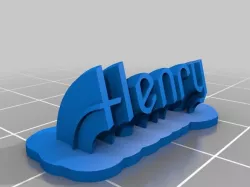 Henry name plate