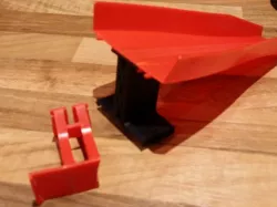 Hot Wheels jump ramp support