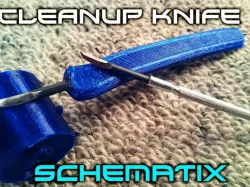 How To: Make a 3D print cleanup knife, (handy tool for finishing 3D printed parts)