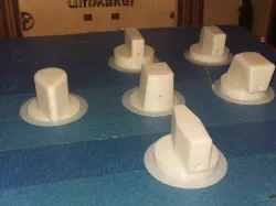 Knobs for cockpit panels