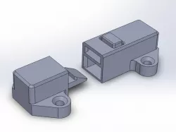 Latch lock for chest or sliding door