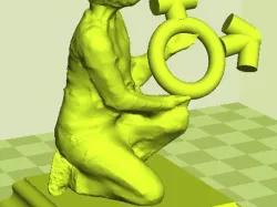 Little statue for Women's and Gender Studies