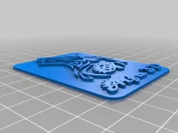 Llavero Alfa 3D